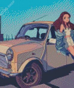 Mini Anime Car Diamond Paintings