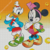 Minnie Mouse And Daisy Duck Diamond Paintings