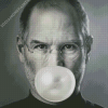 Monochrome Steve Jobs Diamond Painting