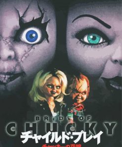 Movie Bride Of Chucky Poster Diamond Painting