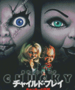 Movie Bride Of Chucky Poster Diamond Painting