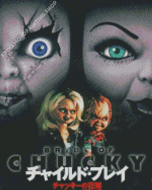 Movie Bride Of Chucky Poster Diamond Painting