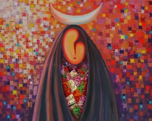 Muslim Arab Girl Diamond Paintings