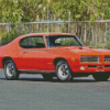 Orange 1968 GTO Diamond Paintings