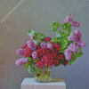 Purple Pink Lilac Vase Diamond Paintings