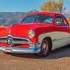 Red 1950 Ford Diamond Paintings