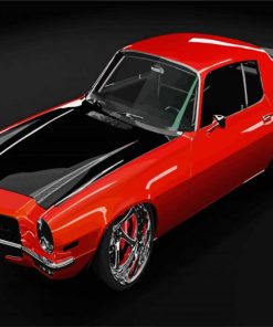 Red 1970 Camaro Diamond Painting