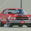 Red Classic Chevy Chevelle Ss Diamond Paintings