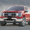 Red Ford F 150 Diamond Paintings