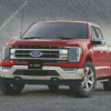 Red Ford F 150 Diamond Paintings