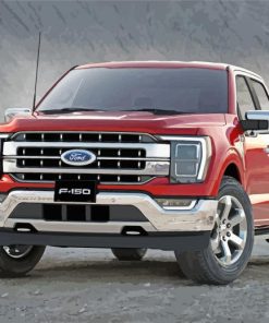 Red Ford F 150 Diamond Paintings