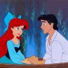 Romantic Prince Eric And Ariel Diamond Paintings