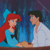 Romantic Prince Eric And Ariel Diamond Paintings