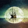 Sailboat Ghost And Moon Diamond Paintings