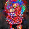 Splatter Love Skeletons Diamond Paintings