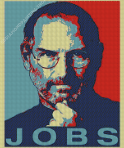 Steve Jobs Pop Art Diamond Painting