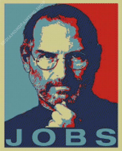 Steve Jobs Pop Art Diamond Painting