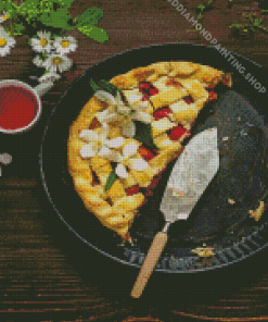 Tasty Strawberry Pie Diamond Painting