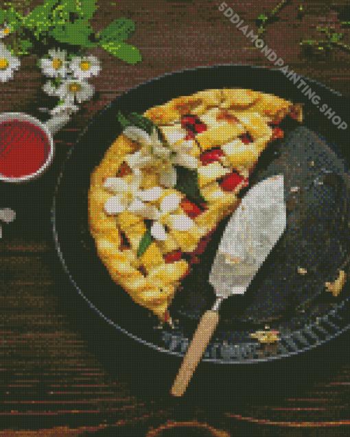 Tasty Strawberry Pie Diamond Painting