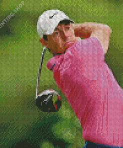 The Golfer Rory McIlroy Diamond Paintings