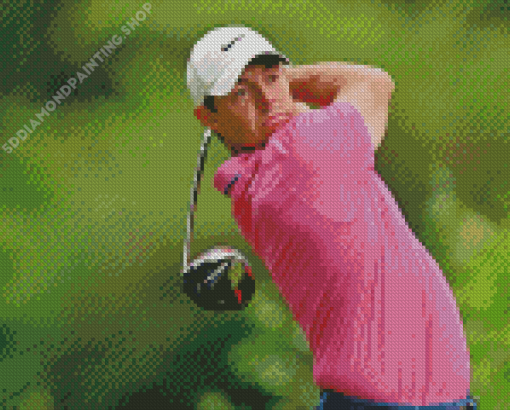 The Golfer Rory McIlroy Diamond Paintings