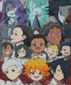 The Promised Neverland Anime Characters Diamond Paintings