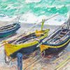 Three Fishing Boats Claude Monet Diamond Painting