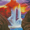 Woman Waterfall Jim Warren Diamond Paintings