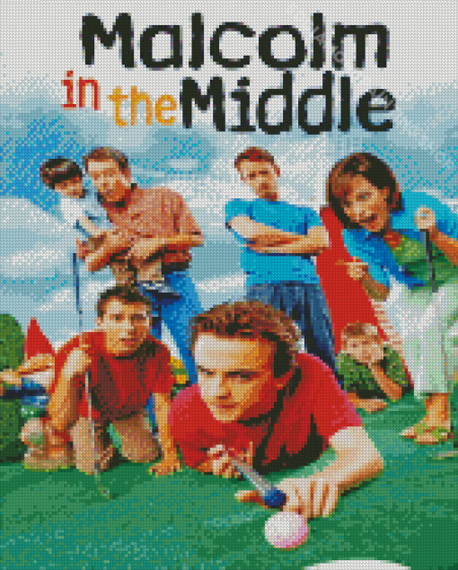 Malcolm In The Middle TV Series Diamond Painting