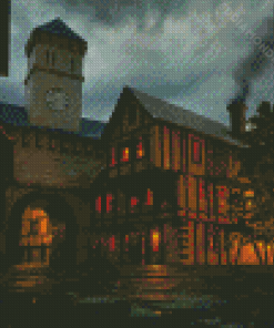 Medieval Inn Building Diamond Painting