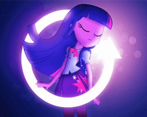 Twilight Sparkle Girl Diamond Painting