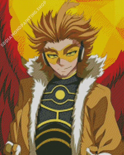 Hawks My Hero Academia Diamond Painting