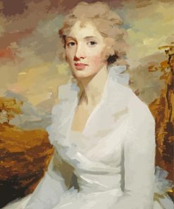 Lady In White Dress Henry Raeburn Diamond Painting