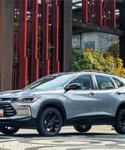 Luxury Grey Chevrolet Tracker Diamond Painting