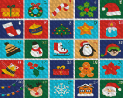 Advent Calendar Diamond Painting