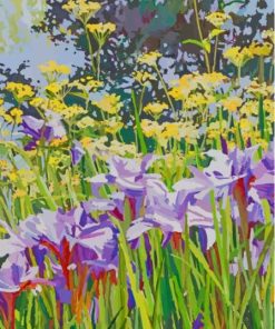 Bearded Iris Field Diamond Painting