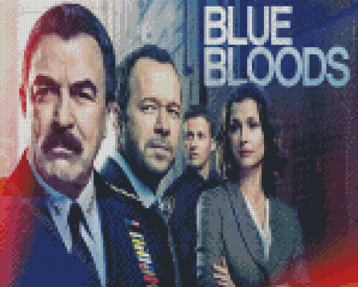 Blue Bloods Serie Poster Diamond Painting