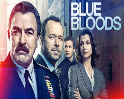 Blue Bloods Serie Poster Diamond Painting