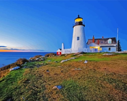 Boothbay Lighthouse Diamond Painting