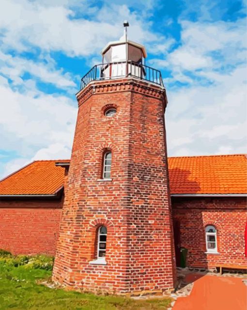 Brick Lighthouse Diamond Painting