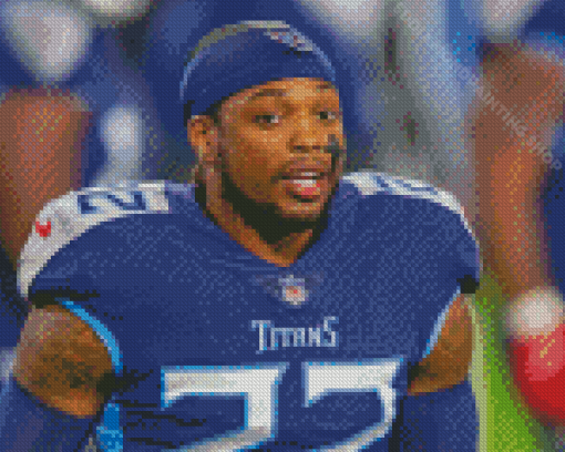 Derrick Henry Diamond Painting