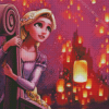 Disney Princess Rapunzel Lantern Diamond Painting