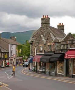 England Ambleside Town Diamond Painting