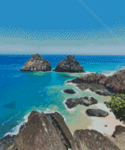 Fernando De Noronha Brazil Landscape Diamond Painting