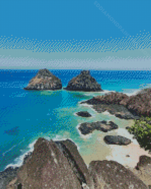 Fernando De Noronha Brazil Landscape Diamond Painting