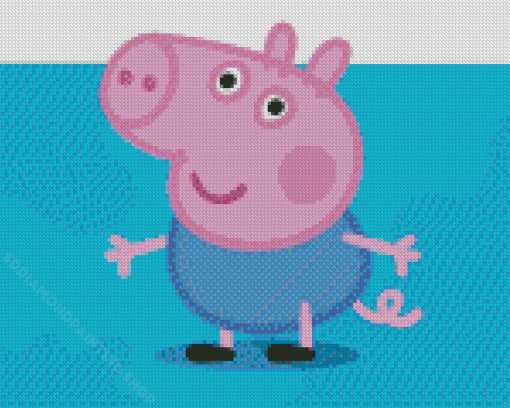 George Pig Diamond Painting