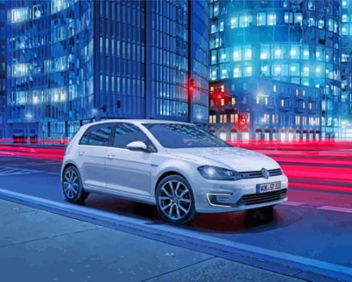 Golf 8 In The Streets Diamond Painting