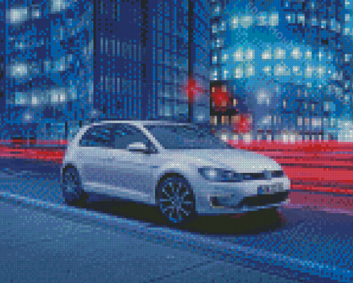Golf 8 In The Streets Diamond Painting