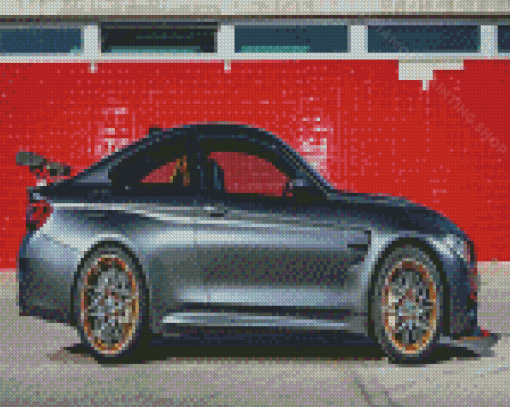 Grey BMW M3 F80 Car Diamond Painting