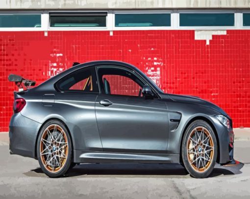 Grey BMW M3 F80 Car Diamond Painting